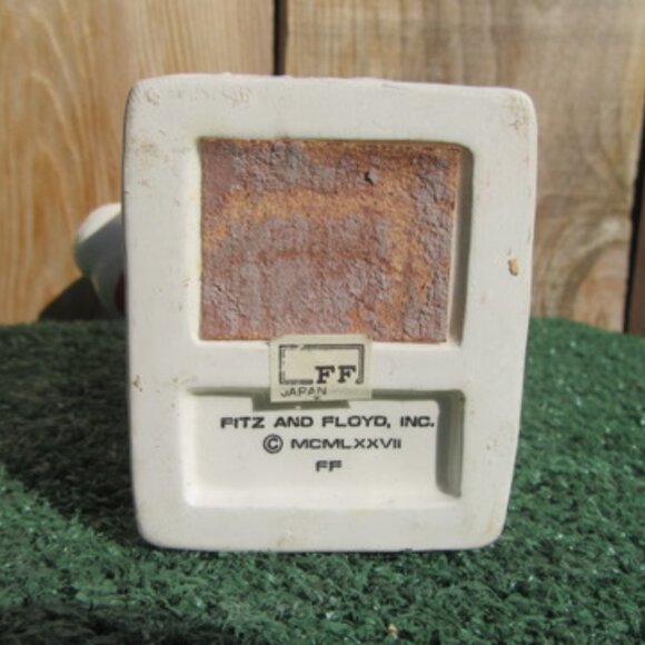 Vintage Santa Claus Ceramic Chimney Vase/Planter By Fitz & Floyd - Picture 7 of 8